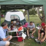 George going for a paddle